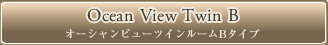 Ocean Front Room-B オーシャンビューツインルームBタイプ