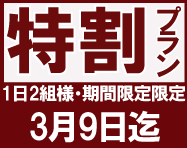 露天風呂付客室　「特割」プラン