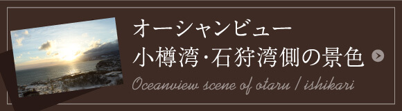 オーシャンビュー小樽湾・石狩湾側の景色