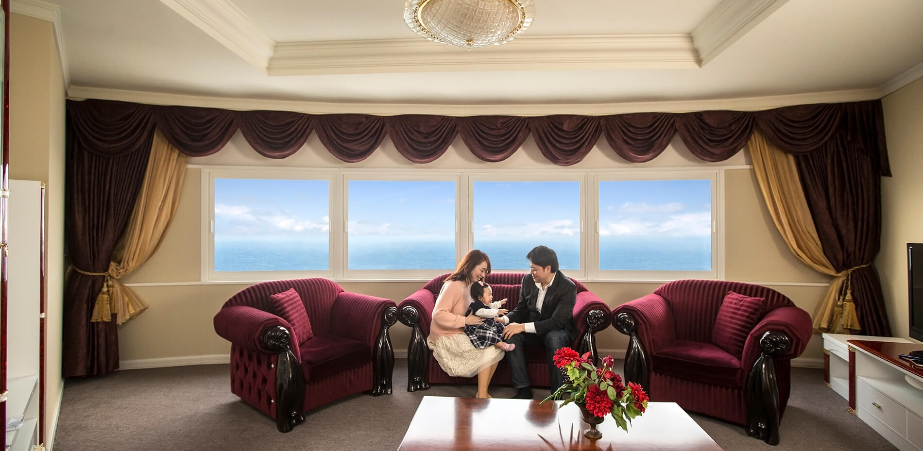 小樽の景色、日本海の絶景のスイートルーム suite room