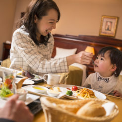 露天風呂付客室　家族で過ごすFamily's smileプラン　追加オプションで夕食はお部屋、個室で可能