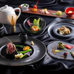 【上品さNO.1プラン】露天風呂付客室　懐石フレンチディナープラン　　豪華な素材を上品に　少しずつ